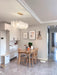 Glass Feather Chandelier-DWHOME