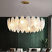 Glass Feather Chandelier-DWHOME