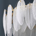 Glass Feather Chandelier-DWHOME