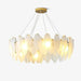 Glass Feather Chandelier-DWHOME