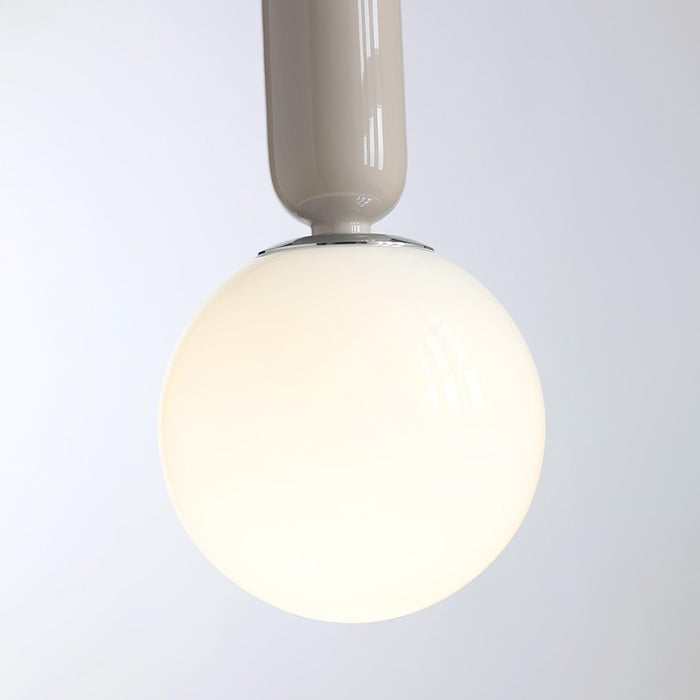 Glass Globe Ball Pendant Light.