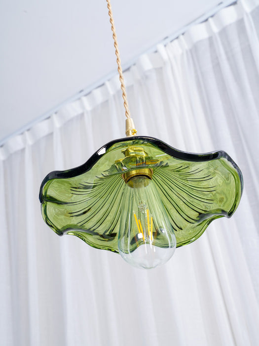 Glass Hibiscus Flower Pendant Light - Vakkerlight