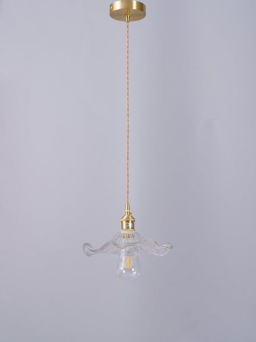 Glass Hibiscus Flower Pendant Light - Vakkerlight