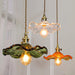 Glass Hibiscus Flower Pendant Light - Vakkerlight