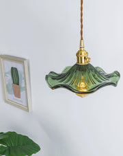 Glass Hibiscus Flower Swag Light-DWHOME