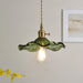 Glass Hibiscus Flower Pendant Light.