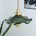 Glass Hibiscus Flower Swag Light-DWHOME