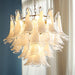 Glass Leaf Cascade Chandelier - Vakkerlight