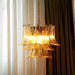 Glass Leaf Cascade Chandelier-DWHOME