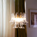 Glass Leaf Cascade Chandelier.