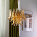 Glass Leaf Cascade Chandelier-DWHOME