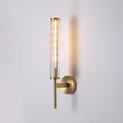 Glass Linear Brass Wall Light-DWHOME