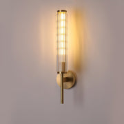 Glass Linear Brass Wall Light-DWHOME