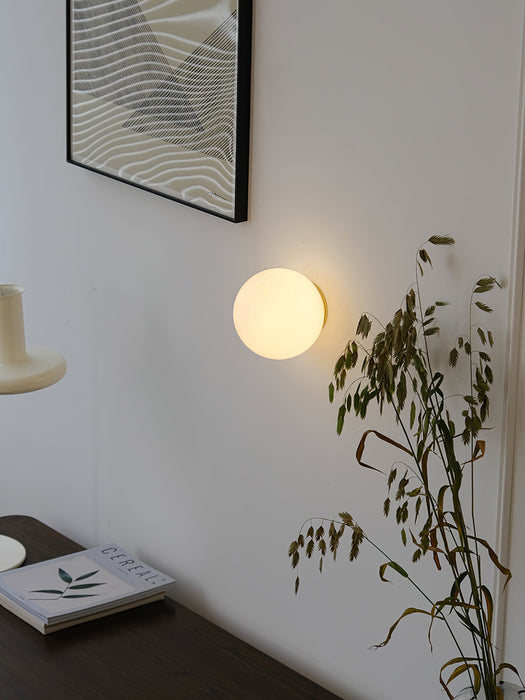 Glass Mini Orb Wall Lamp-DWHOME