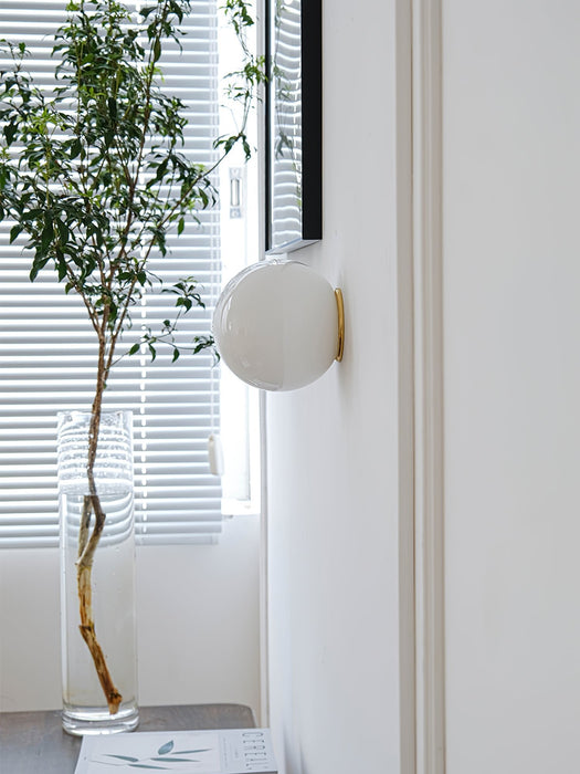 Glass Mini Orb Wall Lamp-DWHOME