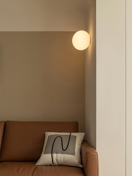 Glass Mini Orb Wall Lamp-DWHOME