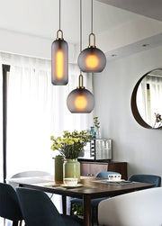Pendulum Glass Pendant Lamp-DWHOME