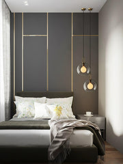 Pendulum Glass Pendant Lamp-DWHOME