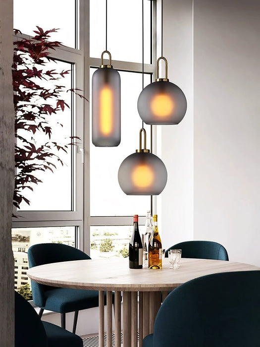 Pendulum Glass Pendant Lamp.