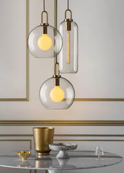 Glass Pendant Swag Light-DWHOME