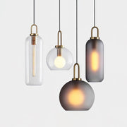 Glass Pendant Swag Light-DWHOME