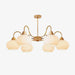 Glass Persimmon Chandelier - Vakkerlight