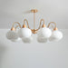 Glass Persimmon Chandelier.