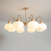 Glass Persimmon Chandelier-DWHOME
