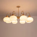 Glass Persimmon Chandelier-DWHOME