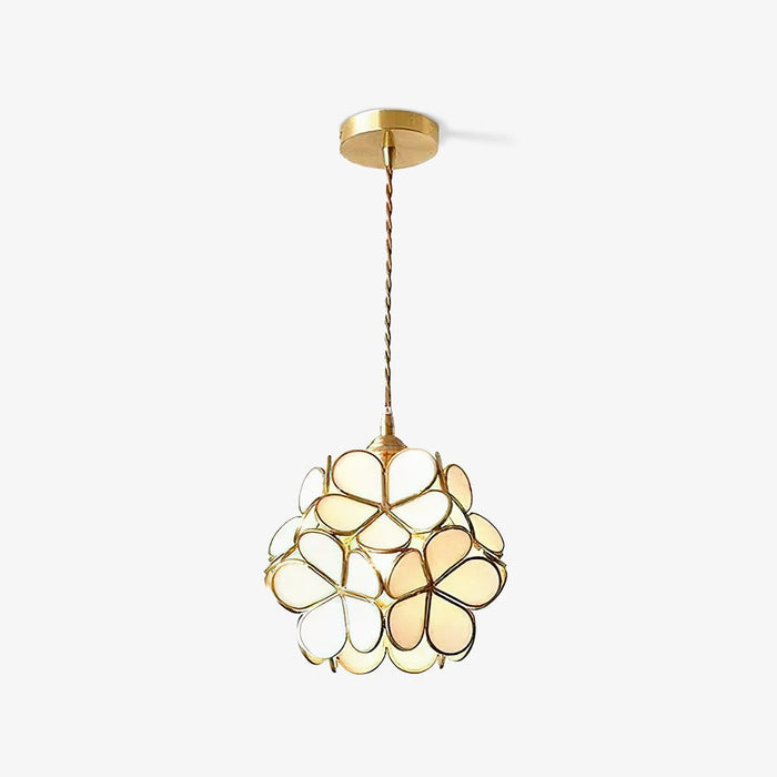 Glass Petal Pendant Light.