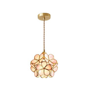 Glass Petal Pendant Light-DWHOME