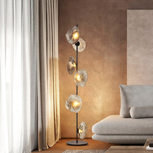 Glass Petals Floor Lamp-DWHOME