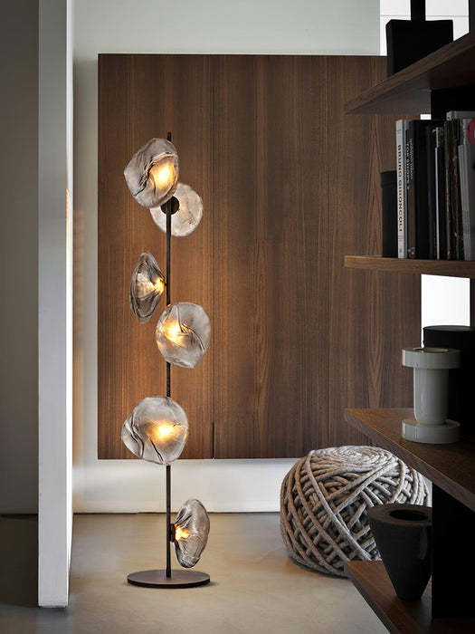 Glass Petals Floor Lamp-DWHOME