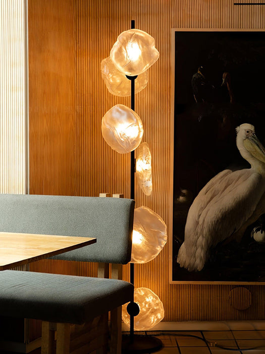 Glass Petals Floor Lamp-DWHOME