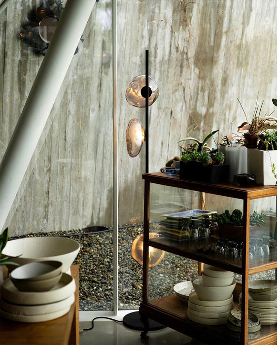 Glass Petals Floor Lamp-DWHOME