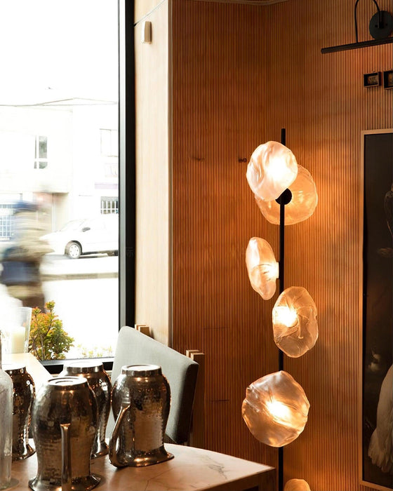 Glass Petals Floor Lamp-DWHOME