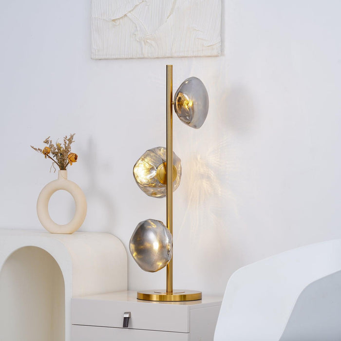 Glass Petals Table Lamp-DWHOME