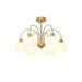 Glass Pumpkin Gold Chandelier - DWHOME