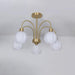 Glass Pumpkin Gold Chandelier - DWHOME