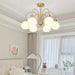 Glass Pumpkin Gold Chandelier - DWHOME