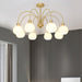 Glass Pumpkin Gold Chandelier - DWHOME