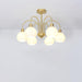 Glass Pumpkin Gold Chandelier - DWHOME