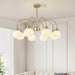 Glass Pumpkin Gold Chandelier - DWHOME