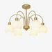 Glass Pumpkin Gold Chandelier - DWHOME