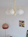 Cream Glass Sphere Chandelier - DWHOME