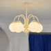 Cream Glass Sphere Chandelier - DWHOME