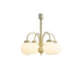 Cream Glass Sphere Chandelier - DWHOME