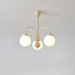 Cream Glass Sphere Chandelier - DWHOME