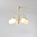 Cream Glass Sphere Chandelier - DWHOME