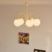 Cream Glass Sphere Chandelier - DWHOME